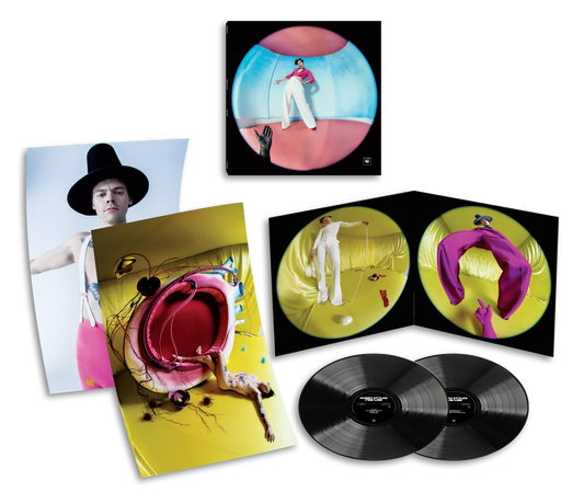 Harry Styles Fine Line vinyl deluxe box set with double black LP records exclusive booklet artwork inserts and collectible album packaging