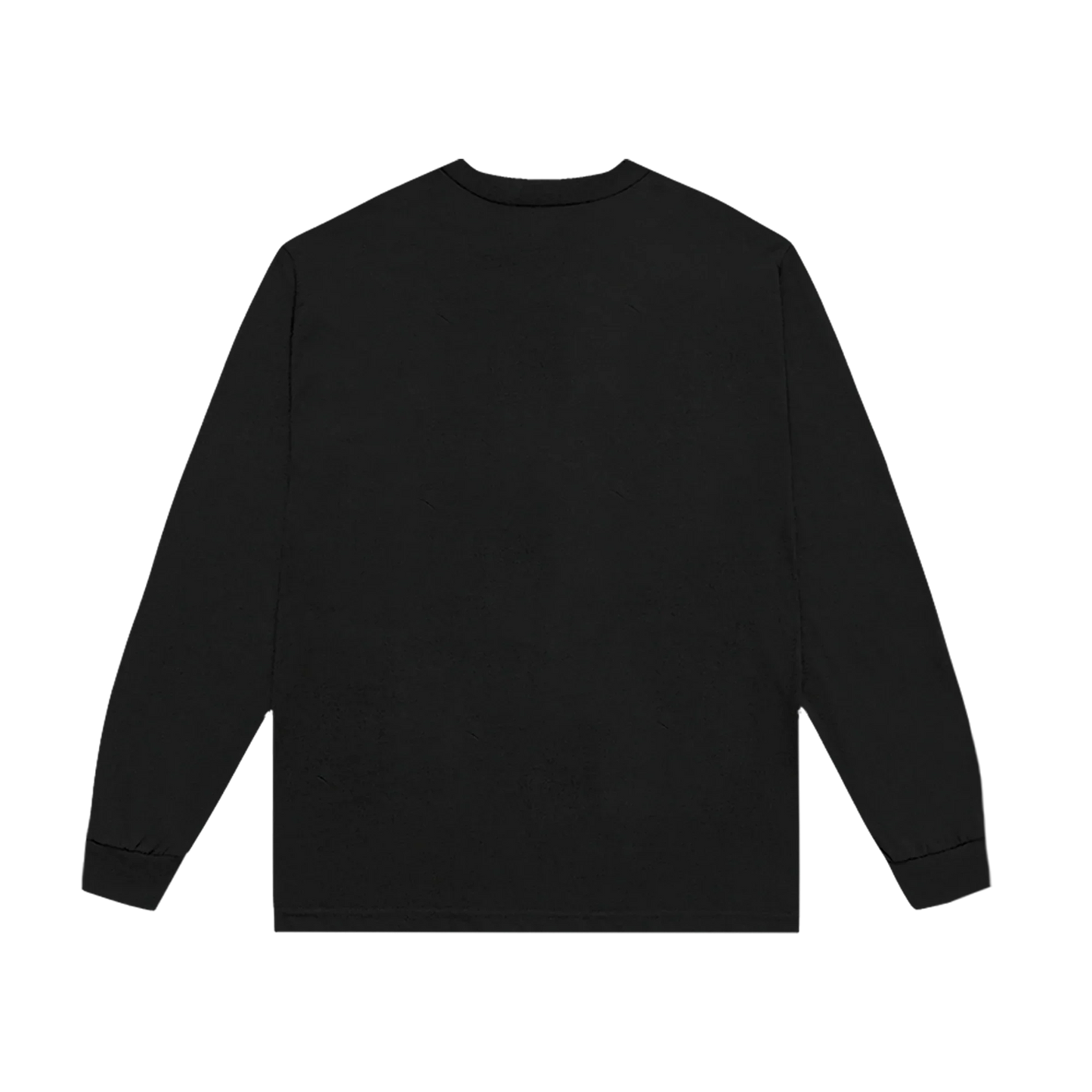 Black Harry Styles official merch long sleeve with clean minimalist back design back view